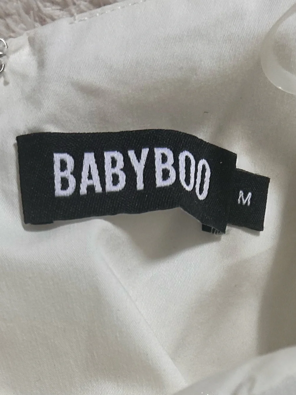 BABYBOO White Corset-Style Mini Dress - Picture 4 of 4